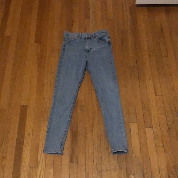 Topshop Jamie Skinny jeans, light wash v stretchy - Picture 2 of 5